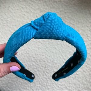 lele sadoughi turquoise knotted headband